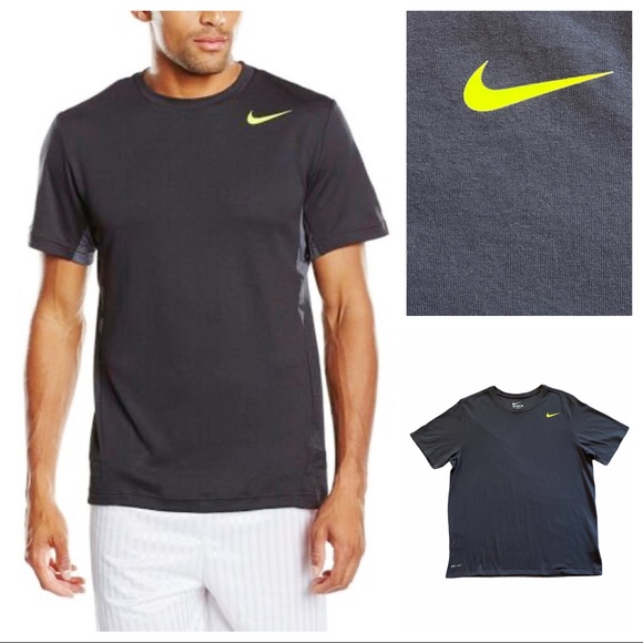 NIKE Dri Fit Athletic Cut NIKE Tee Gray XL